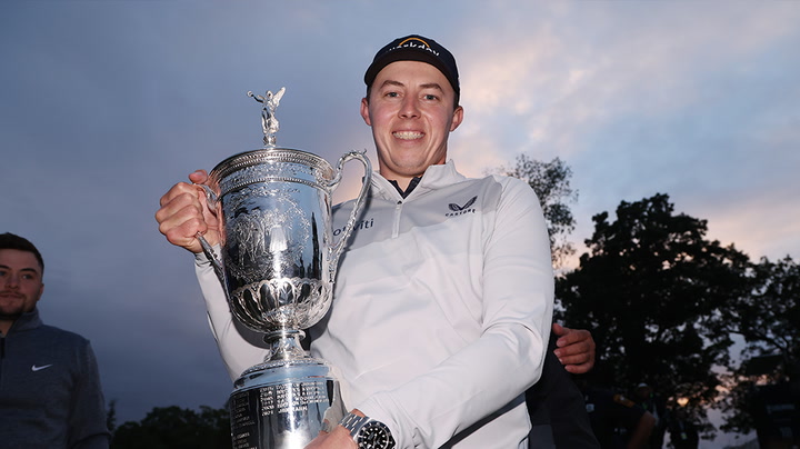 Matt Fitzpatrick wins first major at US Open and says he can retire ‘a happy man’