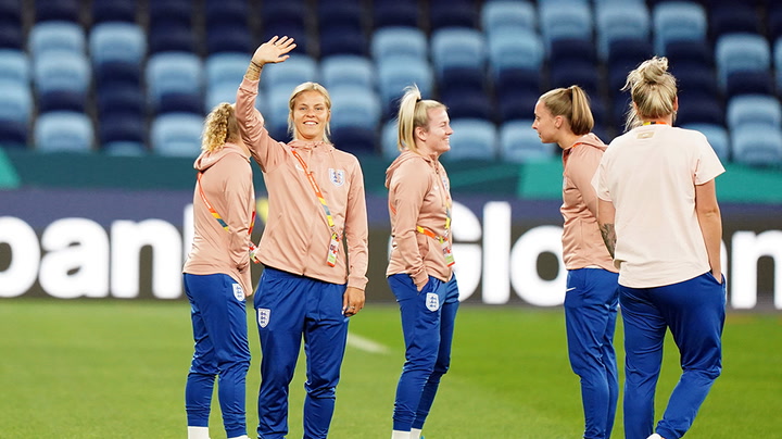 England's Lionesses train in Sydney ahead of Women's World Cup match against China