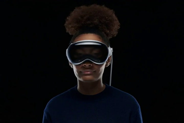 Así se ven los anteojos Vision Pro de Apple