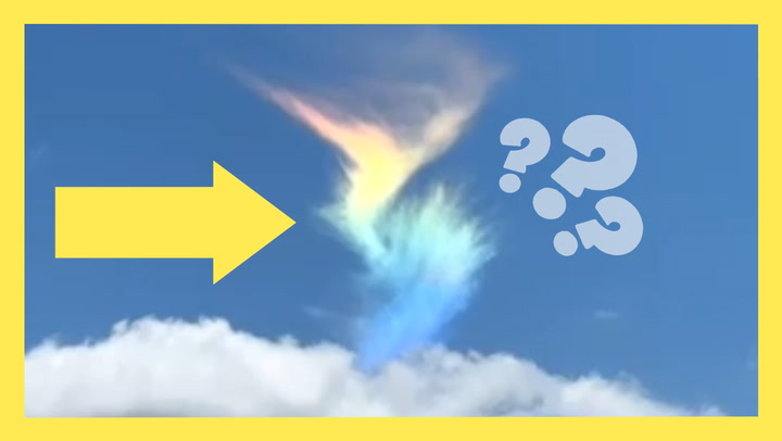 A RAINBOW-COLOURED CLOUD JUST APPEARED IN THE SKY. BUT WHY?