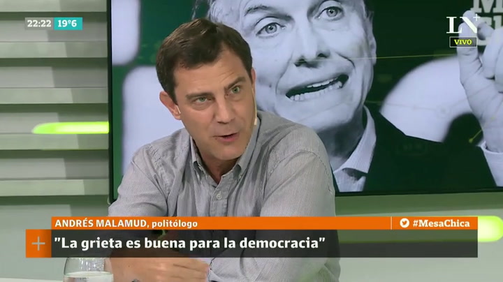 Andrés Malamud: 'Peña mejora a Macri, es el elemento humano que hace que Macri sea un presidente via