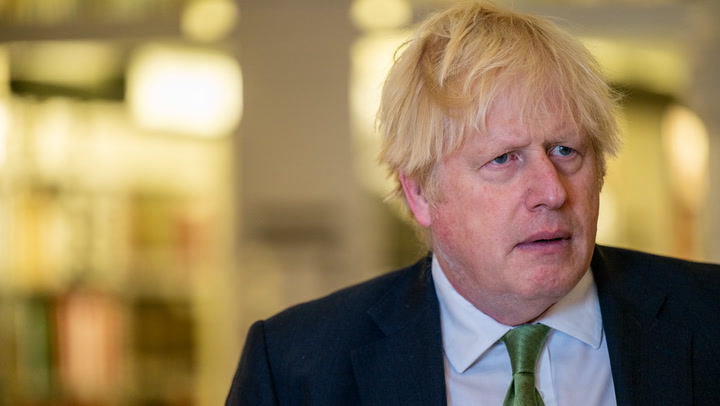 Moment BBC audience erupts in applause at news of Boris Johnson’s resignation