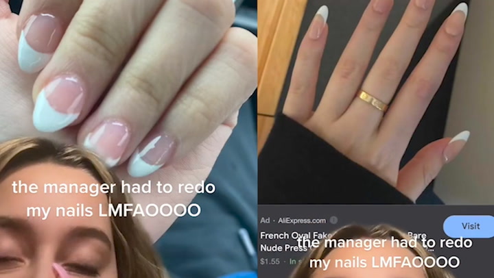 Woman's fury as nail tech ruins manicure - and it was so bad her boss ...