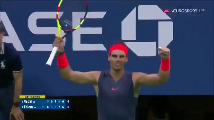 Tras un partido larguísimo, Nadal venció a Thiem y se metió en semifinales - Fuente: Eurosport
