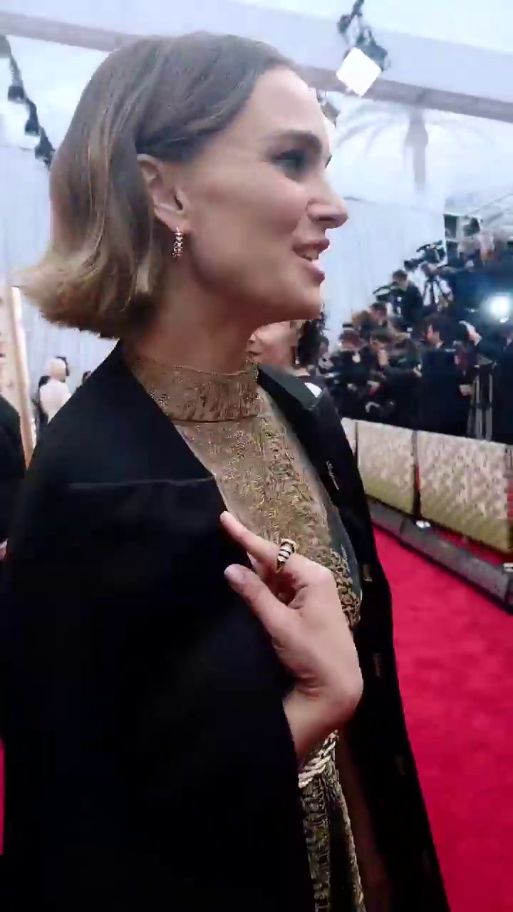 Natalie Portman bordó en su vestido a las directoras que fueron ignoradas por la Academia