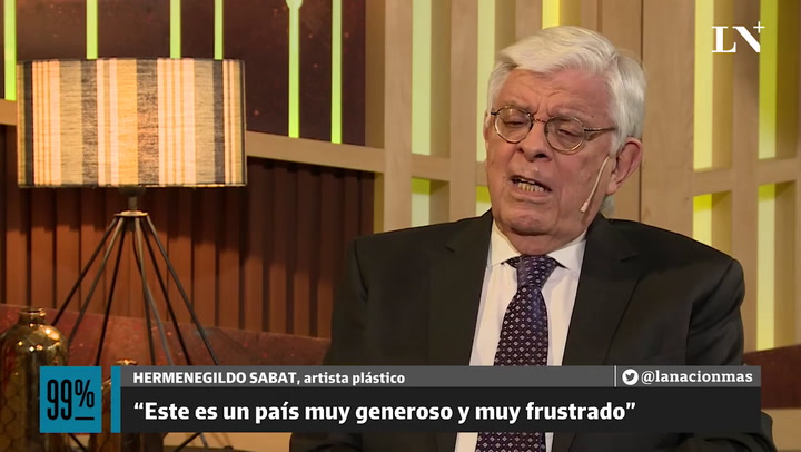 Hermenegildo Sábat: 'Este es un país muy generoso y muy frustrado'