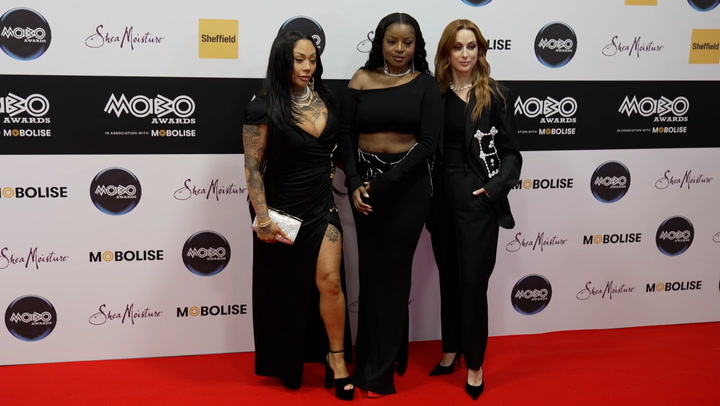 Stars including Beverley Knight and Sugababes walk red carpet at Mobo Awards 2024