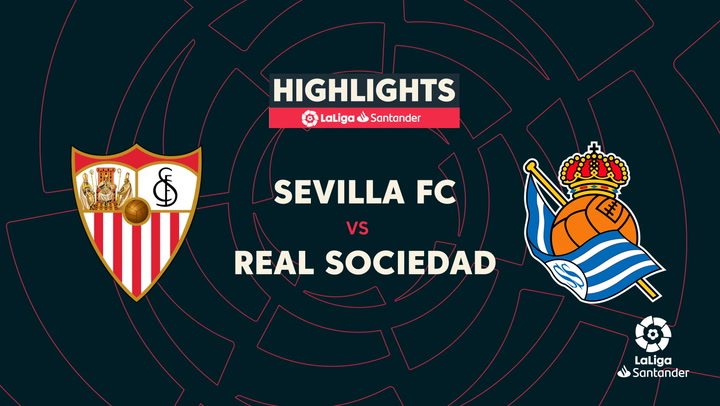 La Liga Santander (J14): Resumen y goles del Sevilla FC 1 - 2 Real Sociedad