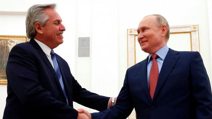 Alberto Fernández le dijo a Putin que quiere dejar atrás “la dependencia” con EEUU