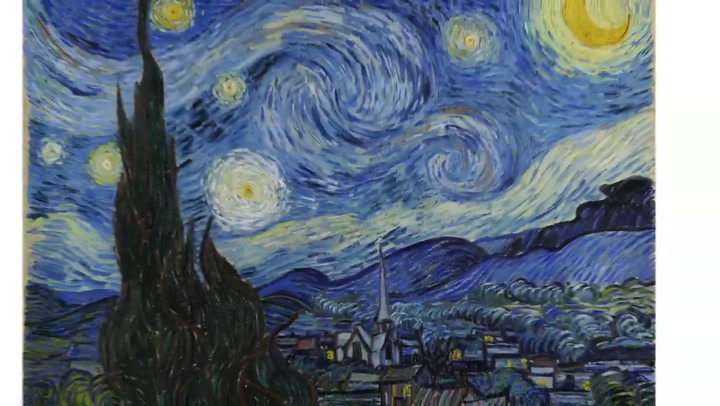 “Los detalles de la pintura de Van Gogh”