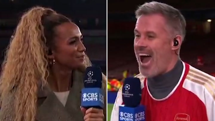 Jamie Carragher clashes with Kate Abdo as he claims she 'not loyal' to partner Malik Scott