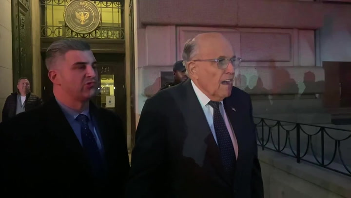 Rudy Giuliani tells The Independent he has 'nothing to hide' after bankruptcy hearing
