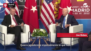 Joe Biden se reunió con el presidente de Turquía en la cumbre de la OTAN