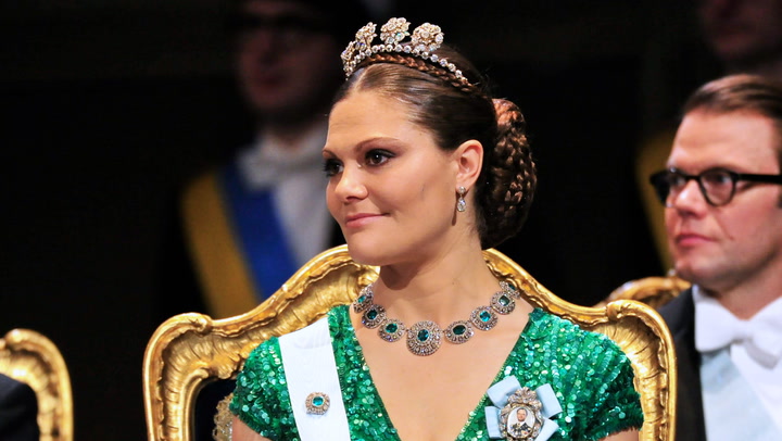 Nobelklänningarna som kronprinsessan återanvänt