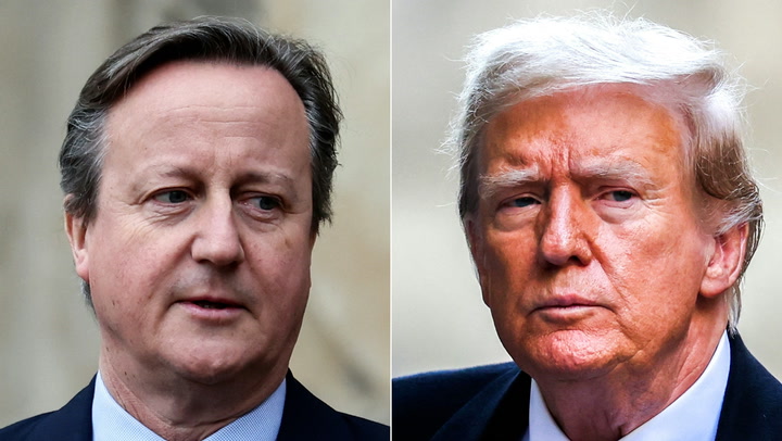 Cameron's two-word description of Donald Trump after recent meeting