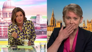 Yvette Cooper swears during live Rwanda debate on Good Morning Britain