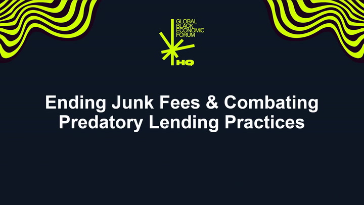 Ending Junk Fees & Combating Predatory Lending Practices