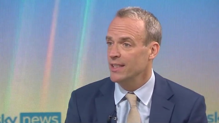 Dominic Raab says he doesn't know why Lord Geidt resigned