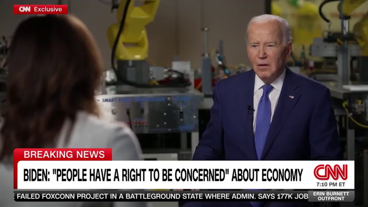 Biden: There's 'Corporate Greed,' But People 'Have the Money to Spend' on More Expensive Groceries