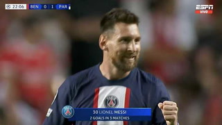 Messi puso el 1 a 0 del PSG
