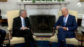 Alberto Fernández se reunió con Joe Biden en la Casa Blanca: "Hace mucho esperábamos esto", dijo el presidente de Estados Unidos