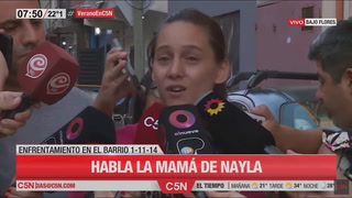 La mamá de Nayla, la nena de 4 años asesinada en un tiroteo: "Mi hija agonizó y se murió en mis brazos"