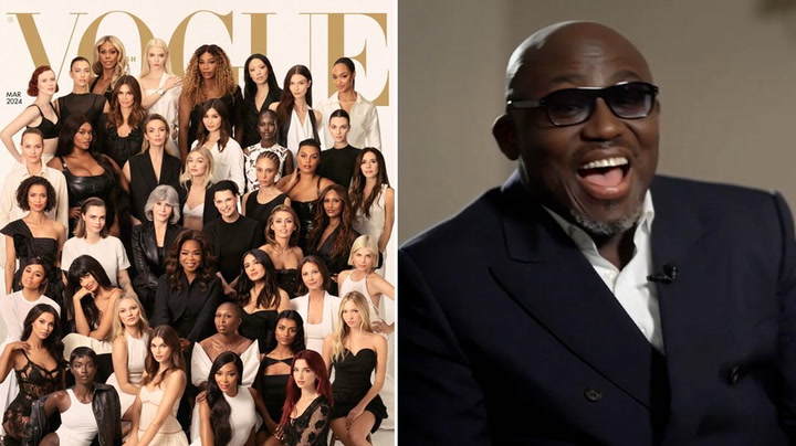 Edward Enninful reveals how 40 women came together for final Vogue cover