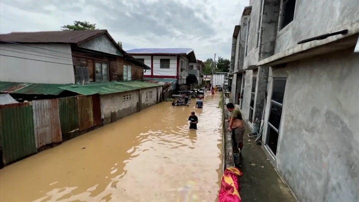 Typhoon Noru causes flooding in Philippines