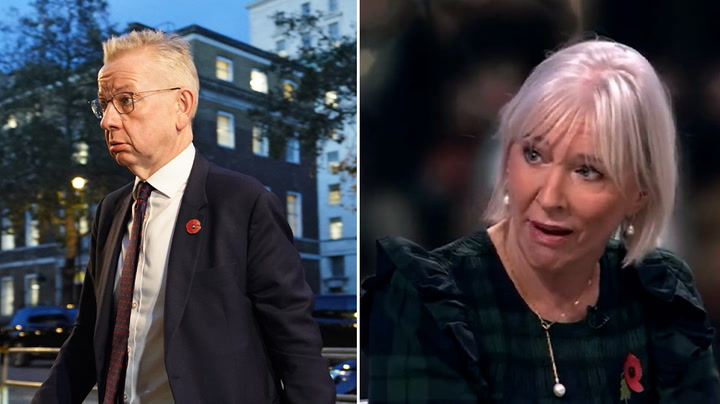 Nadine Dorries questions if Michael Gove was 'drunk' when confronted by protesters