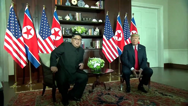 Kim se compromete a la desnuclearización de la península coreana - Fuente: AFP