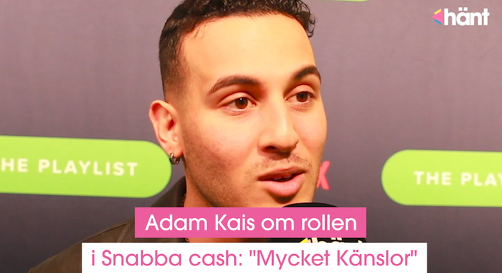 Adam Kais om inspelningen av Snabba cash: "Mycket känslor"