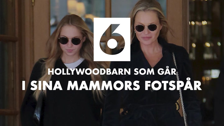 6 Hollywoodbarn som går i sina mammors fotspår