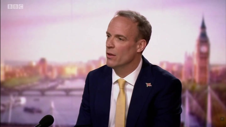 Social distancing and masks here to stay, Raab hints