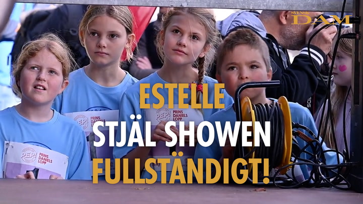 Estelle stjäl showen – allt fångas på film!