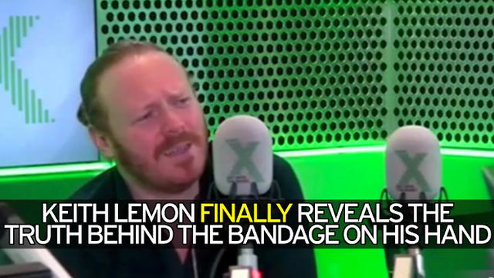 Keith Lemon finally reveals the truth behind the bandage on his right hand  - Mirror Online