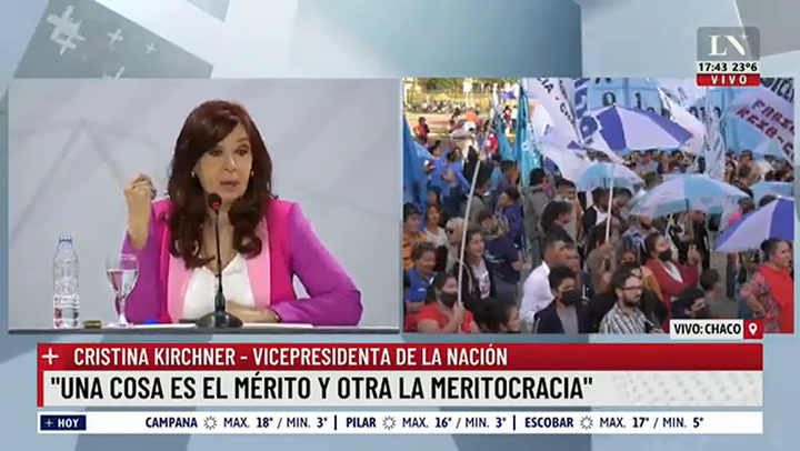 Cristina Kirchner: 'El sistema capitalista más exitoso es el de China'