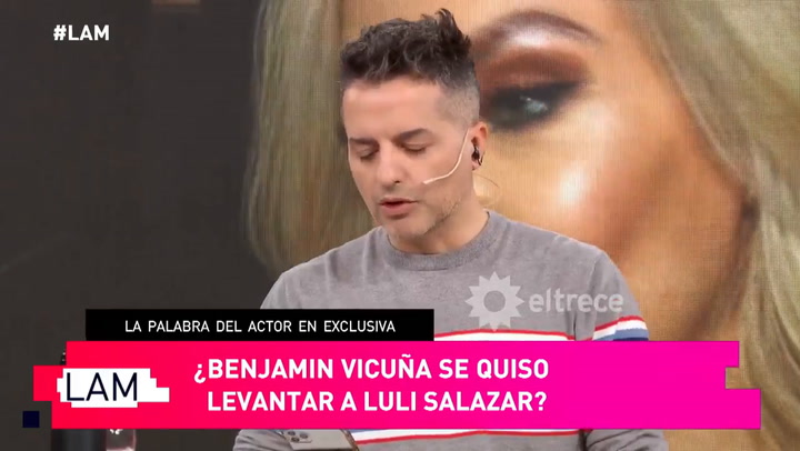 La respuesta de Benjamín Vicuña acerca de los rumores entre Luciana Salazar y él