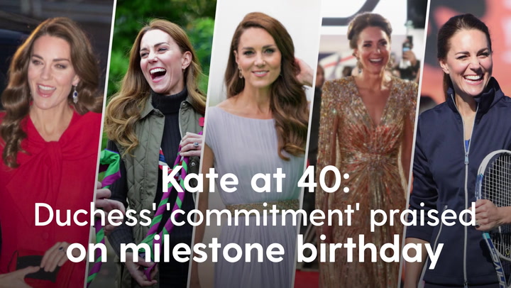 Kate Middleton's 'commitment' praised on milestone 40th birthday