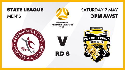 Fremantle City FC - WA State League 1 v Forrestfield United FC - WA State League 1