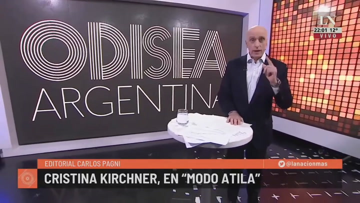 Cristina Kirchner, en 'modo Atila'. El editorial de Carlos Pagni.