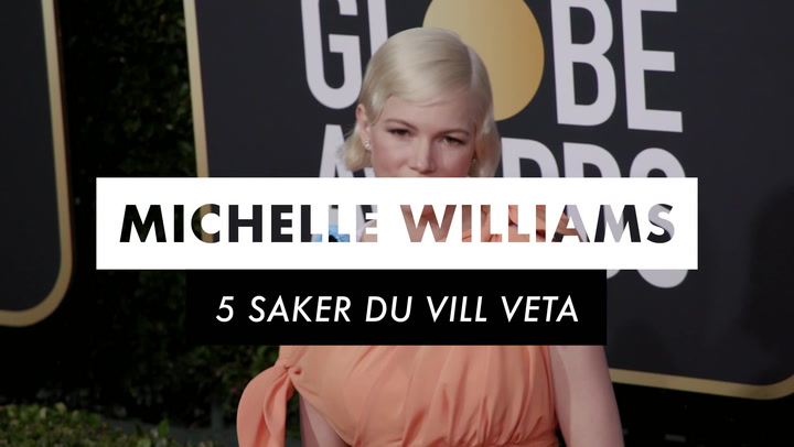 5 saker du vill veta om Michelle Williams