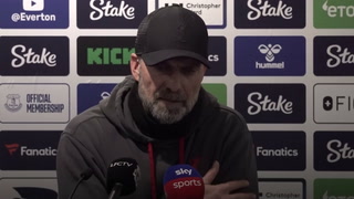 Watch: Klopp apologises to fans after Merseyside derby defeat