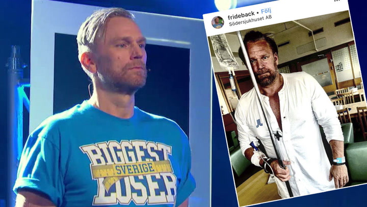 Biggest loser-Michael Fridebäcks besked från sjukhuset efter följarnas frågor