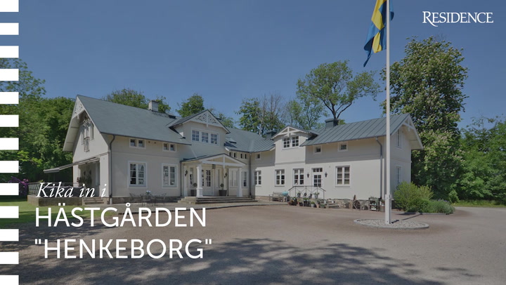Kika in i Henrik Larssons hästgård "Henkeborg"