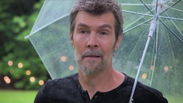 Rhod Gilbert cries recalling cancer diagnosis on Celebrity Great British Bake Off