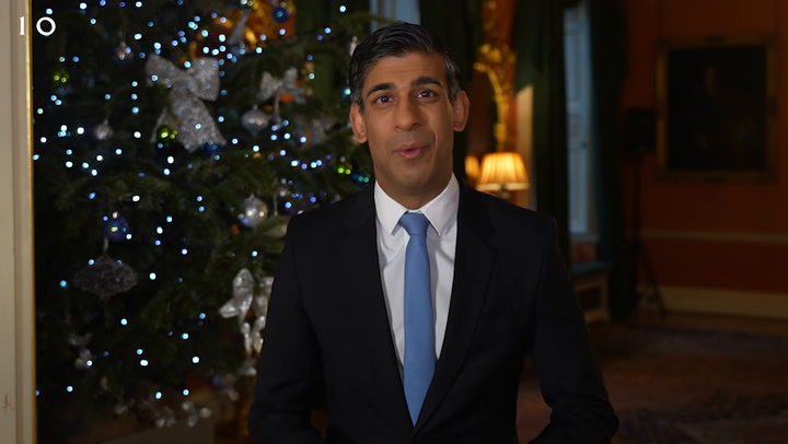 Rishi Sunak shares festive message with nation | News | Independent TV
