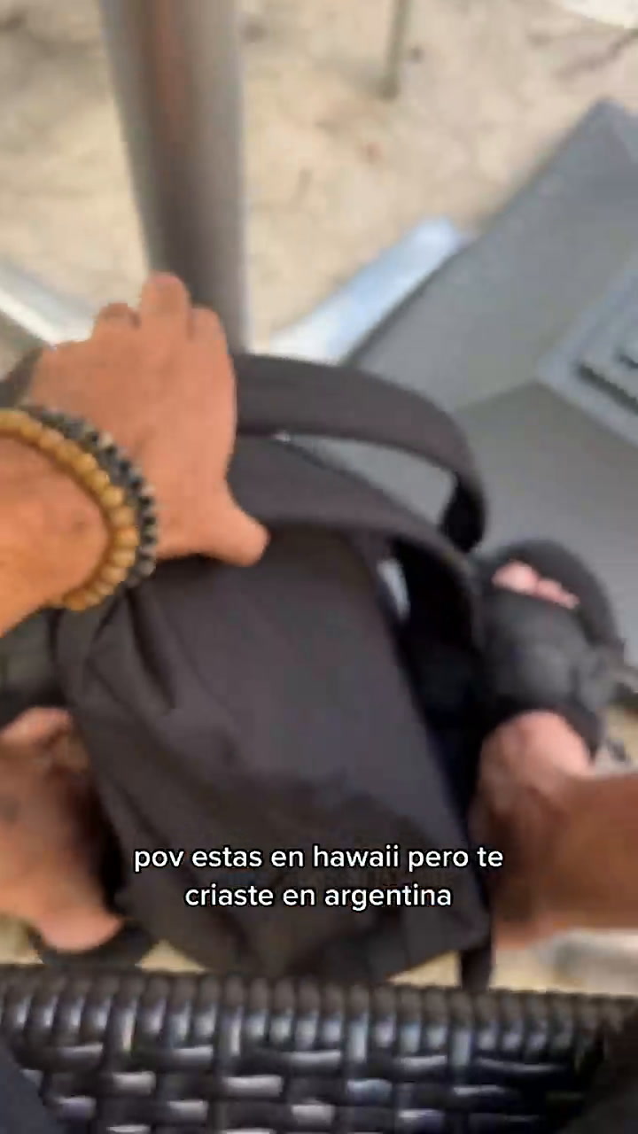 Un argentino que vive en Hawái compartió una costumbre típica en su país