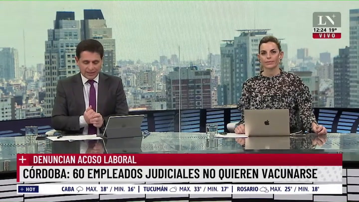 Córdoba: 60 empleados judiciales no quieren vacunarse