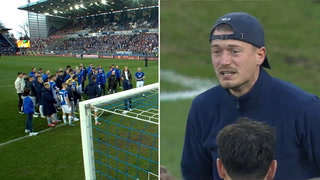 Ultra storms pitch to scream at players after German team thrashed 6-0