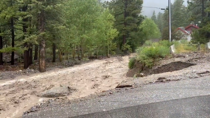 Storm Hilary causes flash flooding and erosion to roads in Southern Nevada